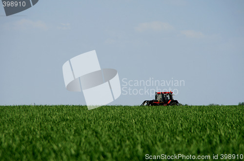 Image of Tractor on a field