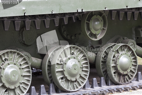 Image of Caterpillars of the tank, close-up