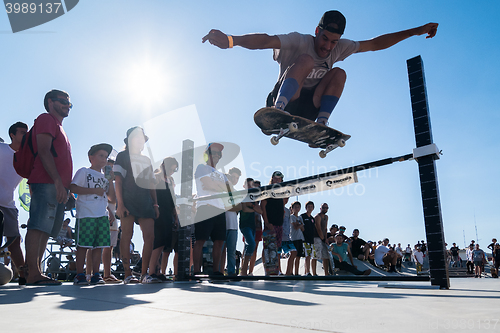 Image of Pedro Machado during the DC Skate Challenge