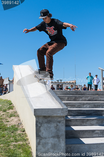 Image of Thiago Monteiro during the DC Skate Challenge