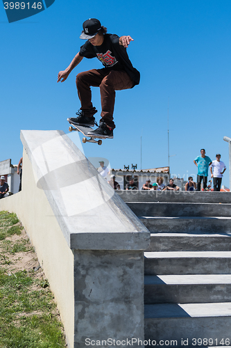 Image of Thiago Monteiro during the DC Skate Challenge