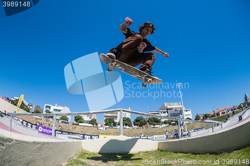 Image of Thiago Monteiro during the DC Skate Challenge