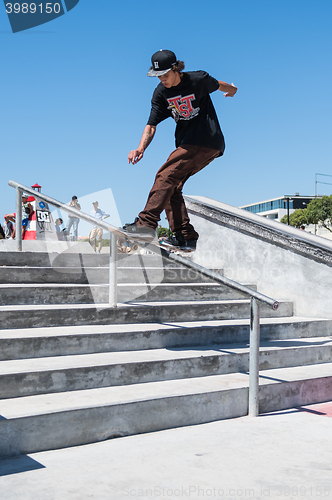 Image of Thiago Monteiro during the DC Skate Challenge