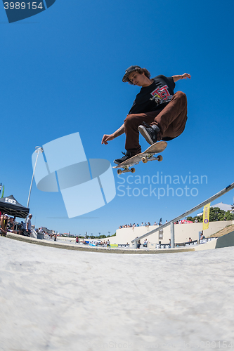 Image of Thiago Monteiro during the DC Skate Challenge