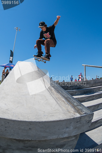 Image of Thiago Monteiro during the DC Skate Challenge