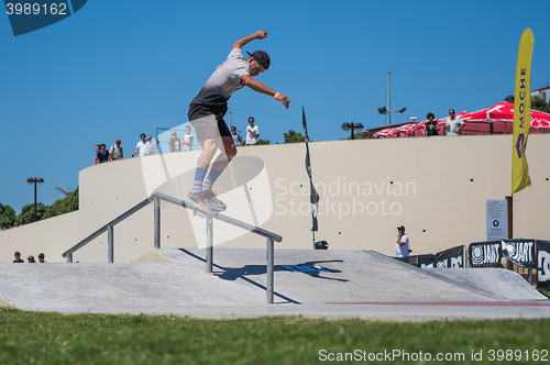 Image of Pedro Machado during the DC Skate Challenge