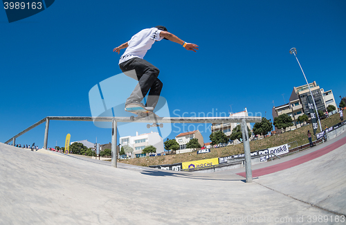 Image of Cesar Afonso during the DC Skate Challenge