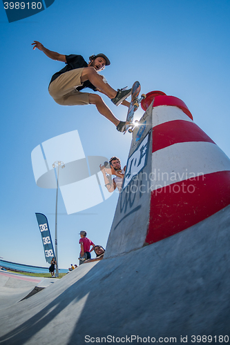 Image of Pedro Roseiro during the DC Skate Challenge