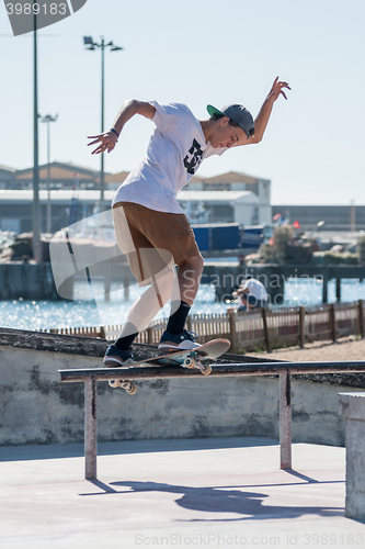 Image of Gustavo Ribeiro during the DC Skate Challenge