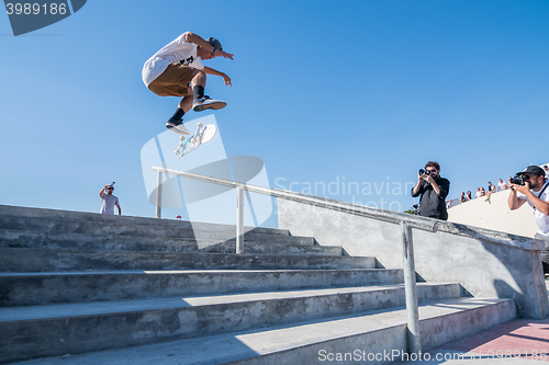 Image of Gustavo Ribeiro during the DC Skate Challenge