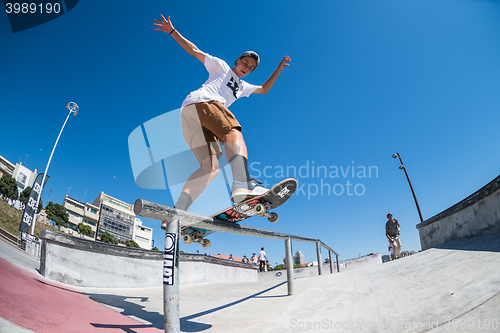 Image of Gustavo Ribeiro during the DC Skate Challenge