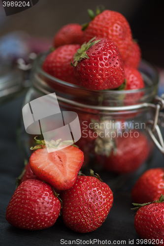 Image of Fresh ripe strawberry