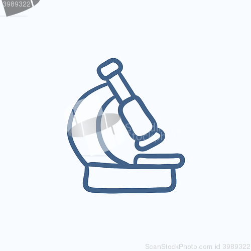 Image of Microscope sketch icon.