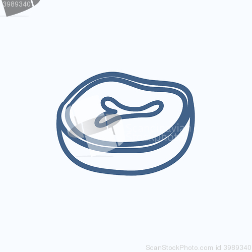 Image of Steak sketch icon.