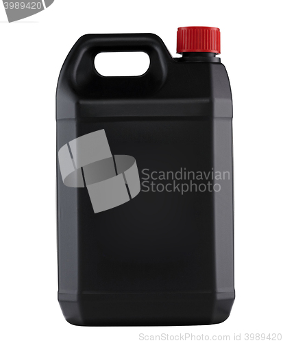 Image of Black plastic gallon