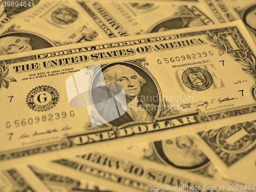 Image of Dollar notes 1 Dollar - vintage