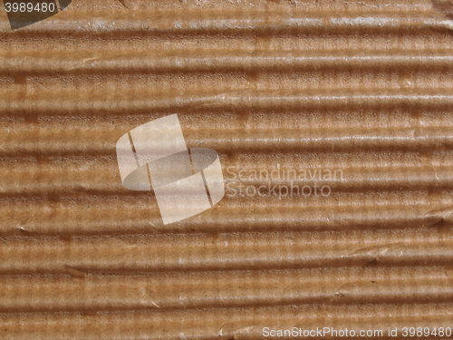 Image of Brown corrugated cardboard background