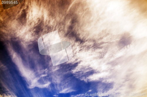 Image of the sky during sunset