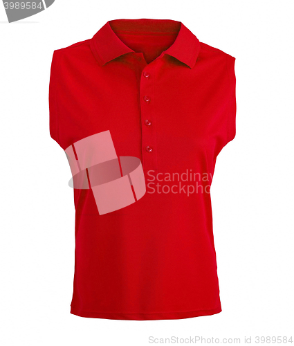 Image of Red T-shirt isolated 