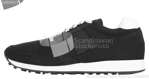 Image of Blue sneaker isolated on white 