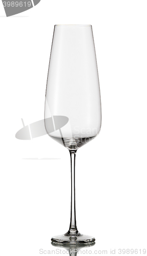 Image of empty champagne glass