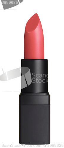 Image of Red lipstick isolated on white