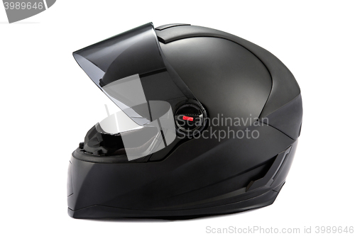 Image of Black helmet Isolated 