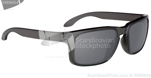 Image of Black Sunglasses isolated on white