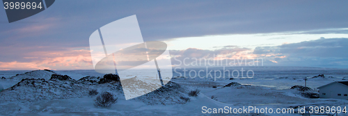 Image of Sunset at Myvatn