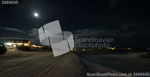 Image of Myvatn in Moonlight