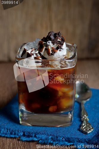 Image of Iced coffee with ice cream