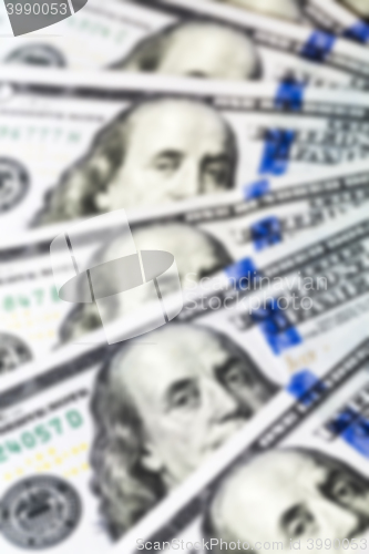 Image of American dollars, close-up