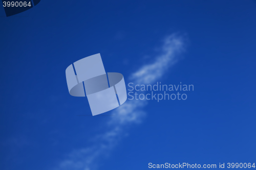 Image of clouds in the sky
