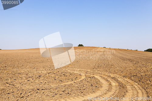 Image of plowed land, summer