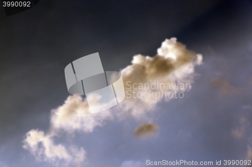 Image of clouds in the sky
