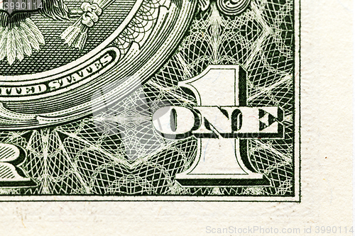 Image of American dollars, close-up