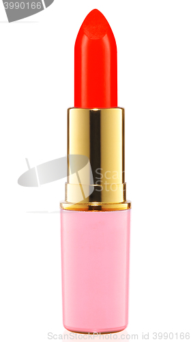 Image of Red lipstick isolated 