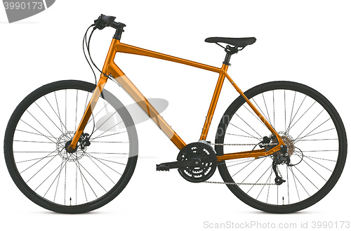 Image of race road bike isolated