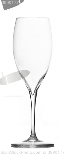 Image of empty champagne glass