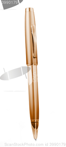 Image of Copper metal pen isolated