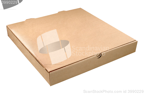Image of Pizza box isolated
