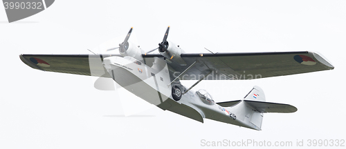 Image of LEEUWARDEN, NETHERLANDS - JUNE 10: Consolidated PBY Catalina in 