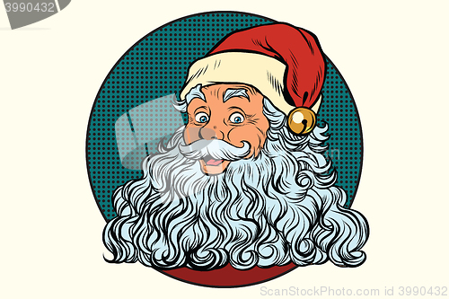 Image of Classic Santa Claus with white beard
