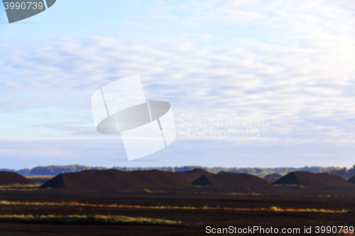 Image of extraction of peat