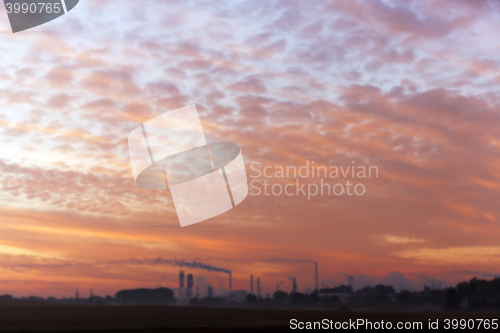 Image of the sky during sunset