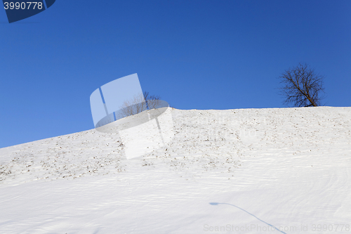 Image of snow covered hill