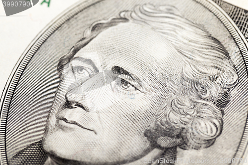 Image of American dollars, close-up