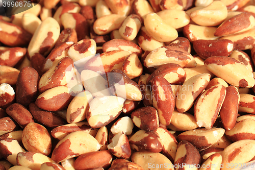 Image of Brazil nuts background