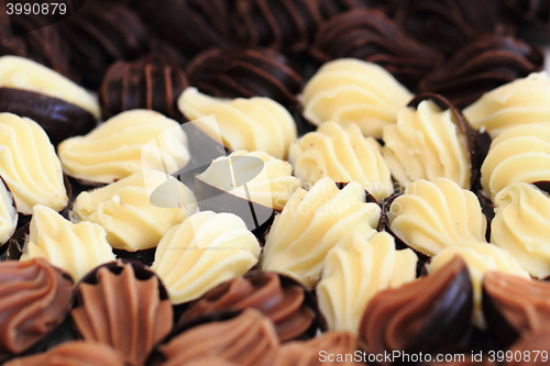 Image of chocolate desserts background