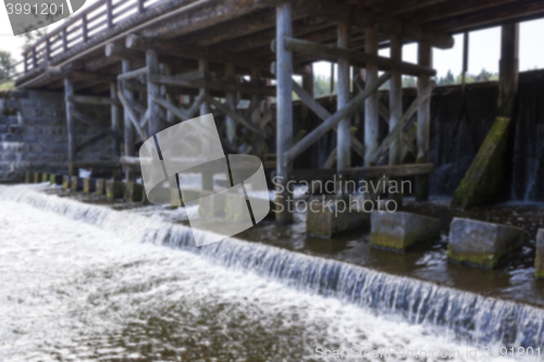 Image of old wooden bridge